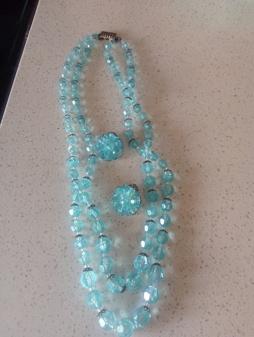 Vintage Germany Necklace And Earrings
